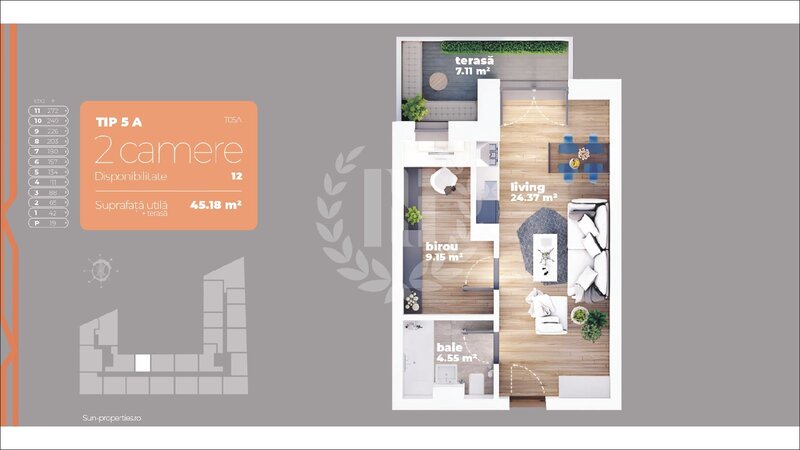 Sector 3 Metrou Titan Apartament 2 camere